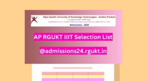 RGUKT Selection SHOCK! Did You Make the Top List? 2024 1 RGUKT Selection SHOCK! Did You Make the Top List? 2024
