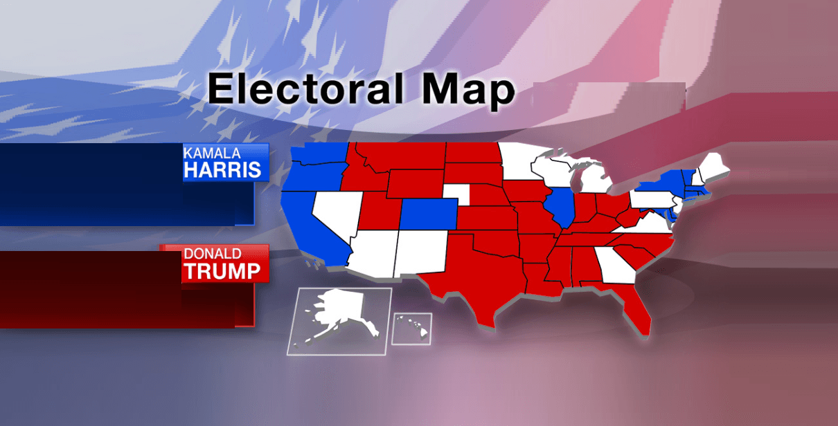 Trump Secures Wins in Georgia and North Carolina, Edging to 247 Electoral Votes Amid Tight Race