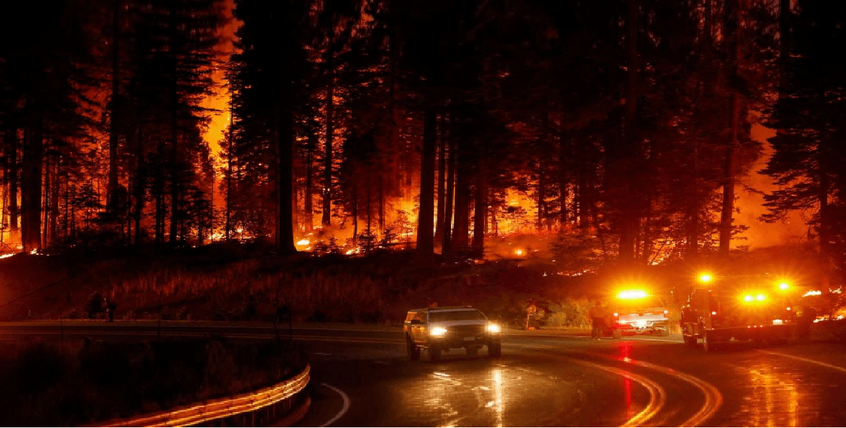 Wildfire Rages in Pennsylvania Threatens Homes - Firefighters Battle 40-Acre Blaze in Massachusetts