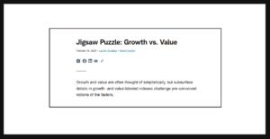 Growth vs. Value: A Complex Puzzle