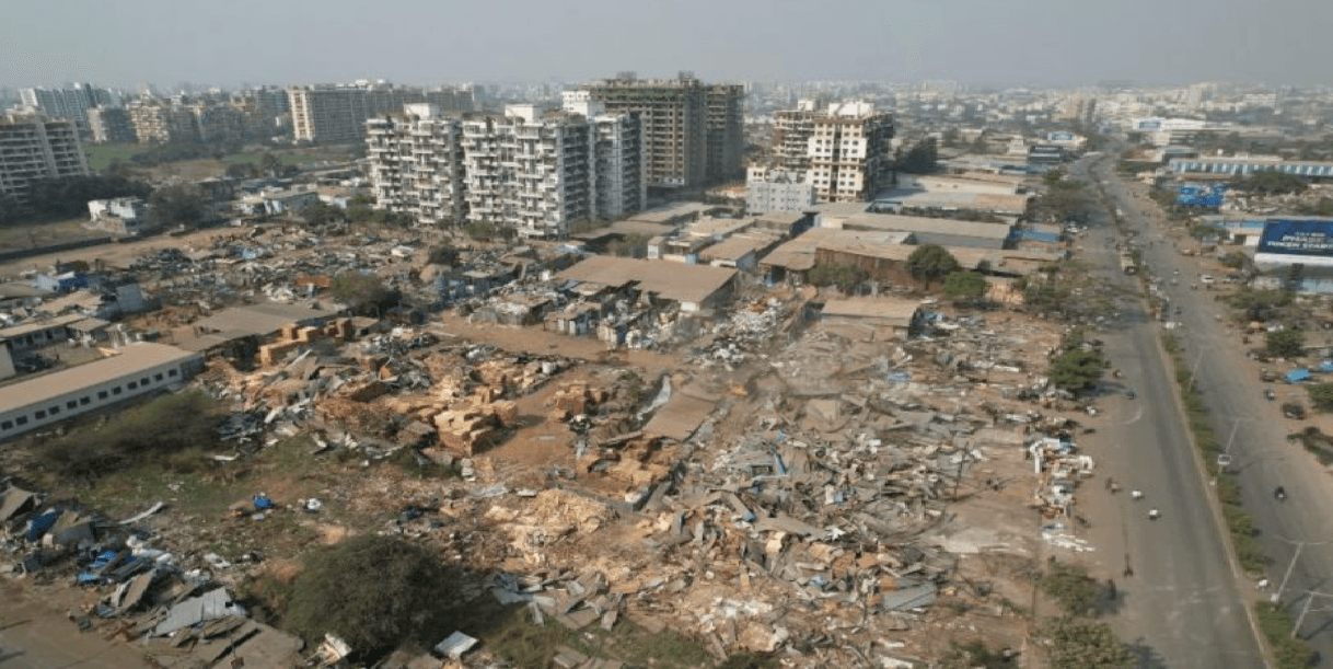 PCMC Demolishes 1511 Illegal Structures in Chikhali–Kudalwadi Anti-Encroachment Drive