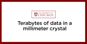 Scientists Store Terabytes of Data in a Crystal the Size of a Millimeter