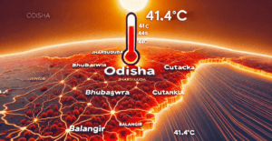 Odisha Sizzles: Jharsuguda Hits 41.4°C as Heatwave Grips State!