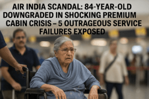 Air India Scandal: 84-Year-Old Downgraded in Shocking Premium Cabin Crisis – 5 Outrageous Service Failures Exposed