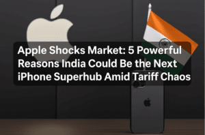 Apple Shocks Market: 5 Powerful Reasons India Could Be the Next iPhone Superhub Amid Tariff Chaos