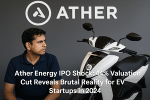 Ather Energy IPO Shock: 44% Valuation Cut Reveals Brutal Reality for EV Startups in 2024