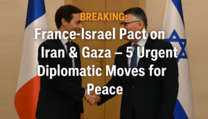 BREAKING: France-Israel Pact on Iran & Gaza – 5 Urgent Diplomatic Moves for Peace