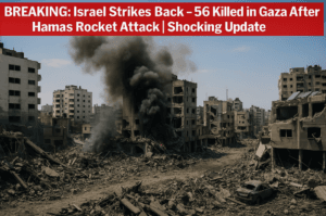 BREAKING: Israel Strikes Back – 56 Killed in Gaza After Hamas Rocket Attack | Shocking Update