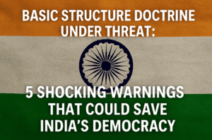 Basic Structure Doctrine Under Threat: 5 Shocking Warnings That Could Save India’s Democracy