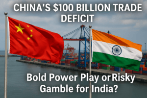 China's $100 Billion Trade Deficit: Bold Power Play or Risky Gamble for India?