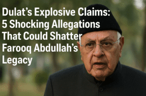 Dulat’s Explosive Claims: 5 Shocking Allegations That Could Shatter Farooq Abdullah’s Legacy