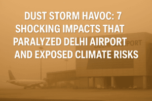 Dust Storm Havoc: 7 Shocking Impacts That Paralyzed Delhi Airport and Exposed Climate Risks