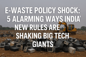 E-Waste Policy Shock: 5 Alarming Ways India’s New Rules Are Shaking Big Tech Giants