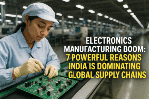 Electronics Manufacturing Boom: 7 Powerful Reasons India Is Dominating Global Supply Chains 1 Electronics Manufacturing Boom: 7 Powerful Reasons India Is Dominating Global Supply Chains