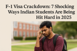 F-1 Visa Crackdown: 7 Shocking Ways Indian Students Are Being Hit Hard in 2025