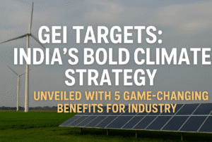 GEI Targets: India’s Bold Climate Strategy Unveiled with 5 Game-Changing Benefits for Industry