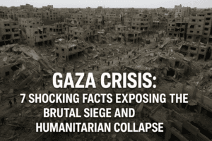 Gaza Crisis: 7 Shocking Facts Exposing the Brutal Siege and Humanitarian Collapse
