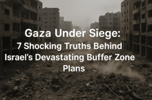 Gaza Under Siege: 7 Shocking Truths Behind Israel's Devastating Buffer Zone Plans