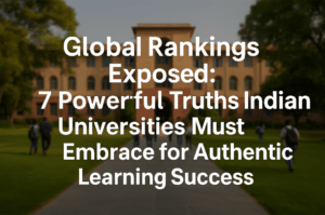 Global Rankings Exposed: 7 Powerful Truths Indian Universities Must Embrace for Authentic Learning Success