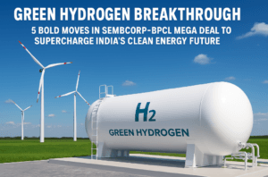 Green Hydrogen Breakthrough: 5 Bold Moves in Sembcorp–BPCL Mega Deal to Supercharge India’s Clean Energy Future