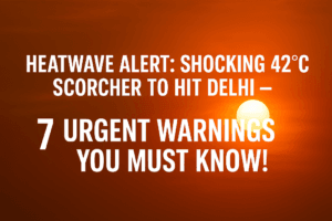 Heatwave Alert: Shocking 42°C Scorcher to Hit Delhi – 7 Urgent Warnings You Must Know!