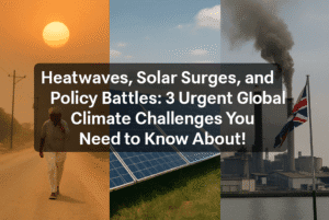 Heatwaves, Solar Surges, and Policy Battles: 3 Urgent Global Climate Challenges You Need to Know About!