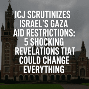 ICJ Scrutinizes Israel's Gaza Aid Restrictions: 5 Shocking Revelations That Could Change Everything