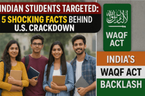 Indian Students Targeted: 5 Shocking Facts Behind U.S. Crackdown & India’s Waqf Act Backlash