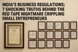 India’s Business Regulations: 7 Shocking Truths Behind the Red Tape Nightmare Crippling Small Entrepreneurs