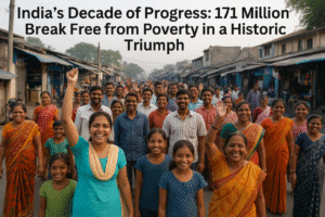 India’s Decade of Progress: 171 Million Break Free from Poverty in a Historic Triumph
