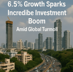 India’s Economy: 6.5% Growth Sparks Incredible Investment Boom Amid Global Turmoil | 5 Reasons to Watch Closely