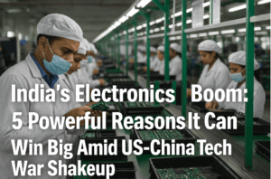 India’s Electronics Boom: 5 Powerful Reasons It Can Win Big Amid US-China Tech War Shakeup