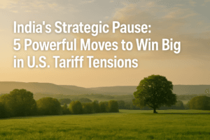 India’s Strategic Pause: 5 Powerful Moves to Win Big in U.S. Tariff Tensions