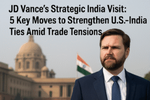 JD Vance's Strategic India Visit: 5 Key Moves to Strengthen U.S.-India Ties Amid Trade Tensions 1 JD Vance's Strategic India Visit: 5 Key Moves to Strengthen U.S.-India Ties Amid Trade Tensions