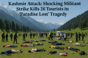 Kashmir Attack: Shocking Militant Strike Kills 26 Tourists in 'Paradise Lost' Tragedy
