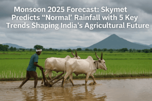 Monsoon 2025 Forecast: Skymet Predicts “Normal” Rainfall with 5 Key Trends Shaping India’s Agricultural Future