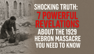 Shocking Truth: 7 Powerful Revelations About the 1929 Hebron Massacre You Need to Know 1 Shocking Truth: 7 Powerful Revelations About the 1929 Hebron Massacre You Need to Know