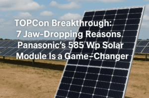TOPCon Breakthrough: 7 Jaw-Dropping Reasons Panasonic’s 585 Wp Solar Module Is a Game-Changer