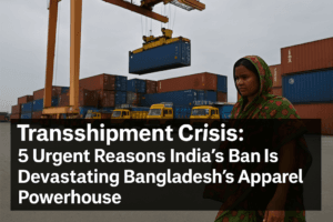 Transshipment Crisis: 5 Urgent Reasons India’s Ban Is Devastating Bangladesh’s Apparel Powerhouse