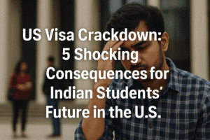 US Visa Crackdown: 5 Shocking Consequences for Indian Students' Future in the U.S.
