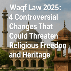Waqf Law 2025 4 Controversial Changes That Could Threaten Religious Freedom and Heritage