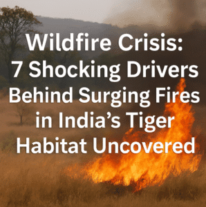 Wildfire Crisis: 7 Shocking Drivers Behind Surging Fires in India’s Tiger Habitat Uncovered
