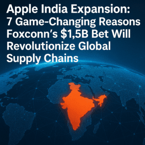 Apple India Expansion: 7 Game-Changing Reasons Foxconn’s $1.5B Bet Will Revolutionize Global Supply Chains