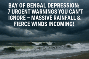 Bay of Bengal Depression: 7 Urgent Warnings You Can’t Ignore – Massive Rainfall & Fierce Winds Incoming!