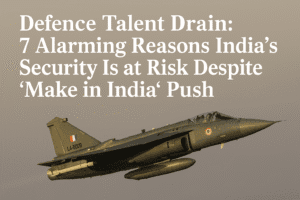 Defence Talent Drain: 7 Alarming Reasons India’s Security Is at Risk Despite ‘Make in India’ Push