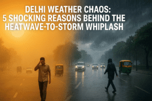 Delhi Weather Chaos: 5 Shocking Reasons Behind the Heatwave-to-Storm Whiplash