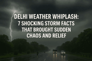 Delhi Weather Whiplash: 7 Shocking Storm Facts That Brought Sudden Chaos and Relief