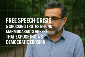 Free Speech Crisis: 5 Shocking Truths Behind Mahmudabad’s Arrest That Expose India’s Democratic Erosion