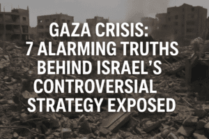 Gaza Crisis: 7 Alarming Truths Behind Israel’s Controversial Strategy Exposed