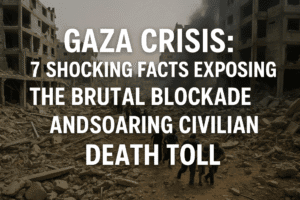 Gaza Crisis: 7 Shocking Facts Exposing the Brutal Blockade and Soaring Civilian Death Toll